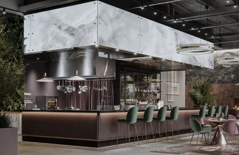 restauracja z&nbsp;zielenią